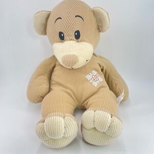 Vintage 2004 Toy Concepts Kingsky Tech Patchy Plush Bear 21 Inch Ribbed Corduroy